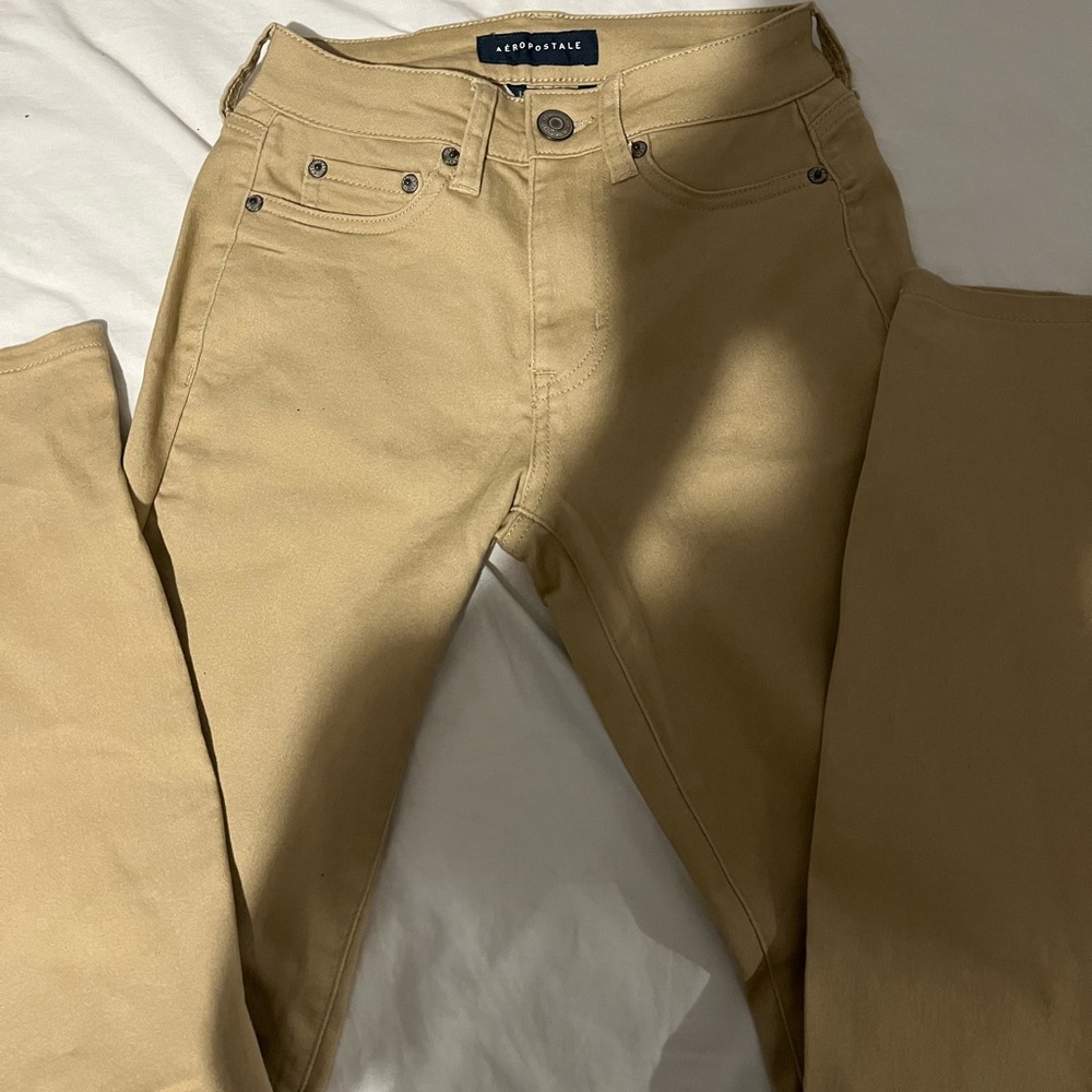 Khaki Pants for Back To School, Size 00 In Women